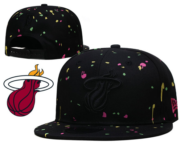 Miami Heat Stitched Snapback Hats 025